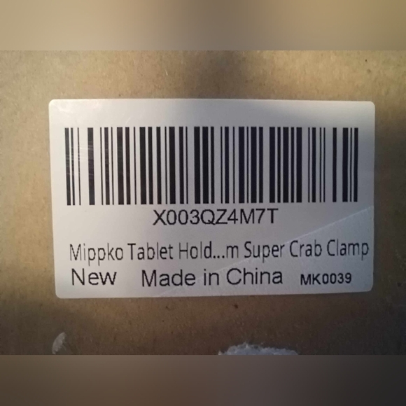 Tablet Holder with Crab Clap - Picture 2 of 2